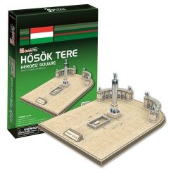   3D puzzle: Hősök tere CubicFun 3D puzzle magyar épület makettek