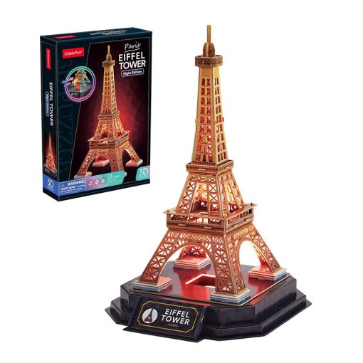 3d LED világítós puzzle: Eiffel torony