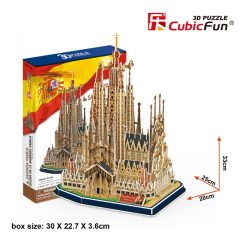 3D puzzle: Sagrada Familia Cubicfun 3D building models