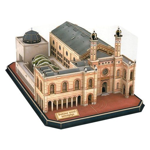 3D puzzle: Famous Hungarian Buildings - Dohány Street Synagogue - CubicFun building models